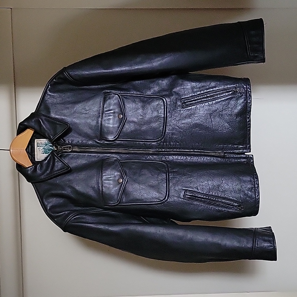 Leather jacket Goldenbear